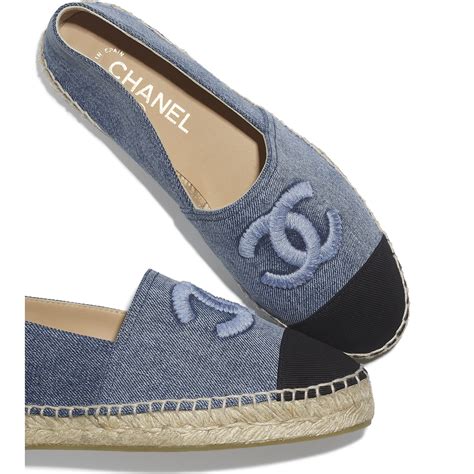 chanel denim espadrilles|chanel espadrilles size chart.